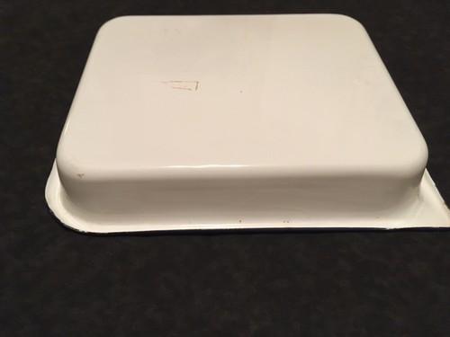 Vintage White Enamel Film Developing Tray 11