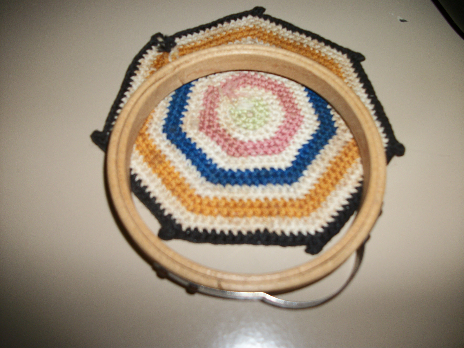 VTG PRINCESS PAT'D ADJUSTABLE SPRING WOOD HOOP 3 IN EMBROIDERY CROSS STITCH ETC