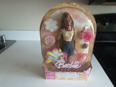 Barbie spring scene doll