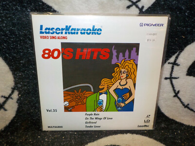 Laser Karaoke 80s Hits Vol 35 NEW SEALED Laserdisc LD Prince Free Ship $30