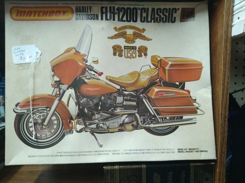 Vintage Matchbox Harley Davidson FLH-1200 1/12 Scale Kit Complete