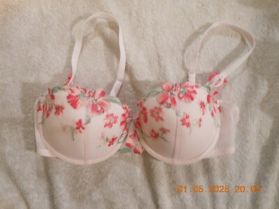 A-ADORE ME.com / 34C / PUSH UP / LACED / FLORAL / PINK            