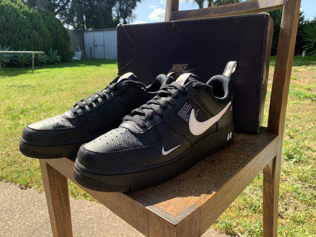 air force 1 utility black size 5