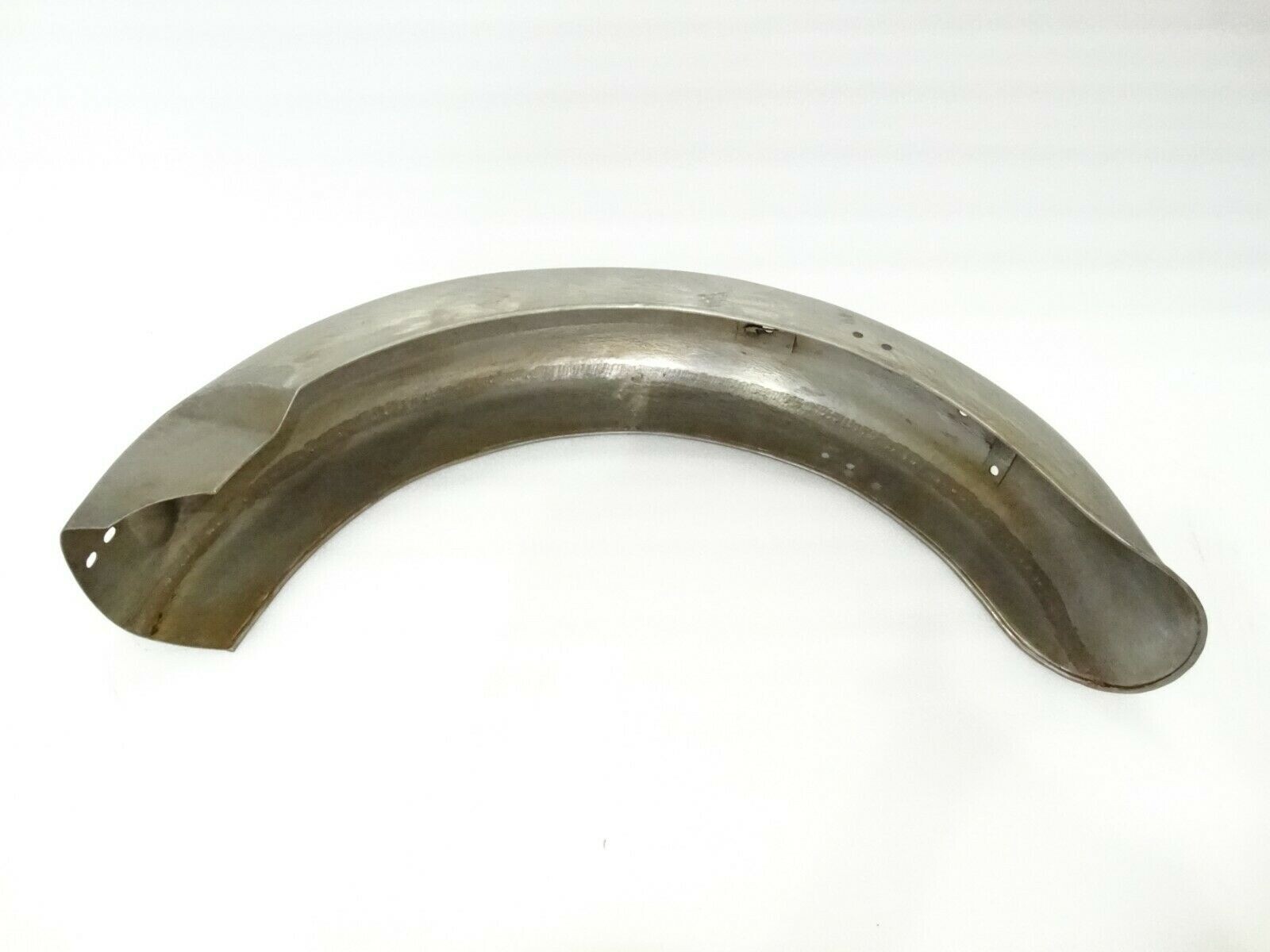 For NORTON FEATHERBED SLIMLINE REAR MUDGUARD RAW STEEL PRE-DRILLED 