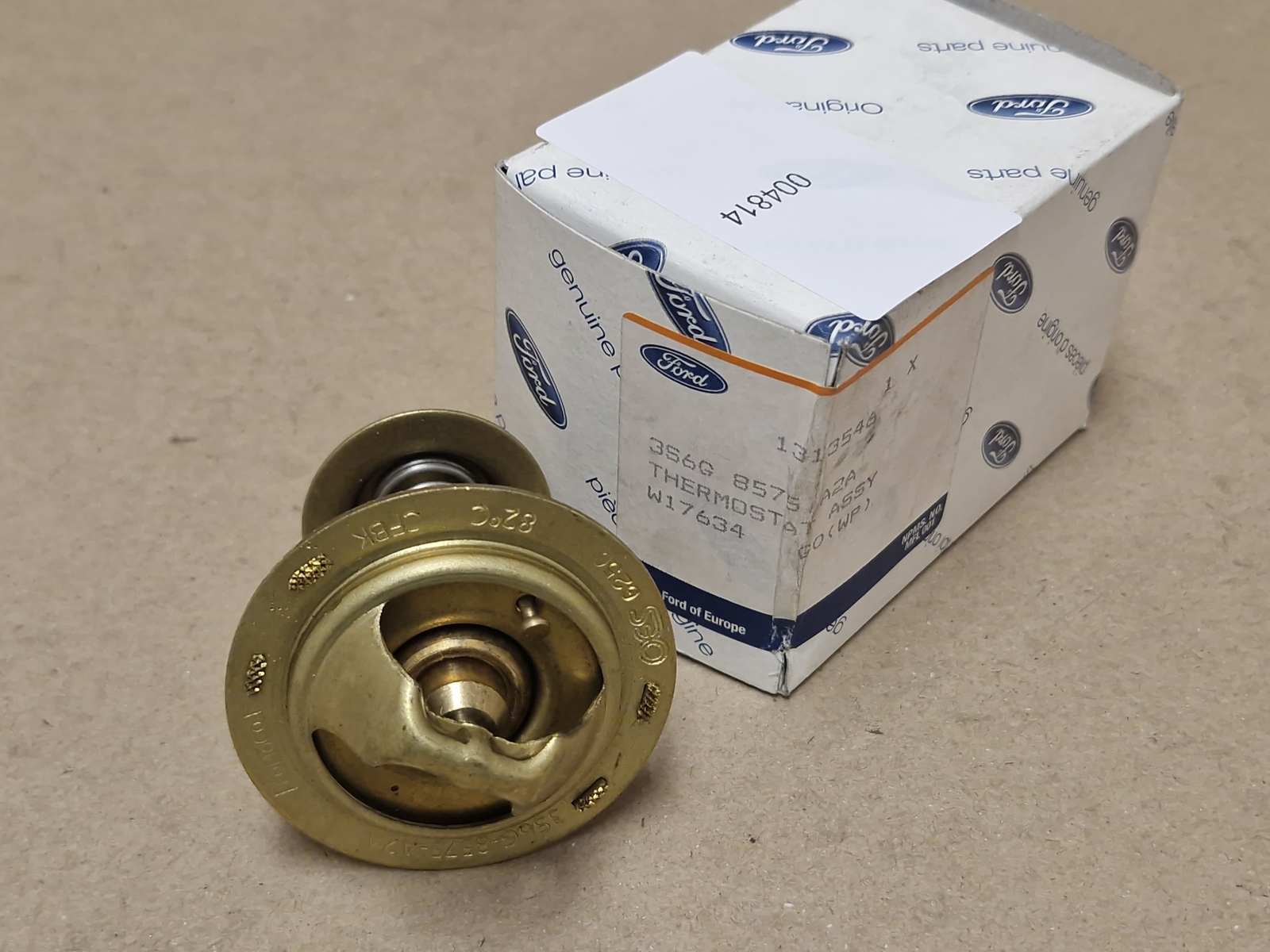 Ford Fiesta KA Coolant Thermostat 82 °C 3S6G-8575-A2A 1313546 Genuine NEW OEM