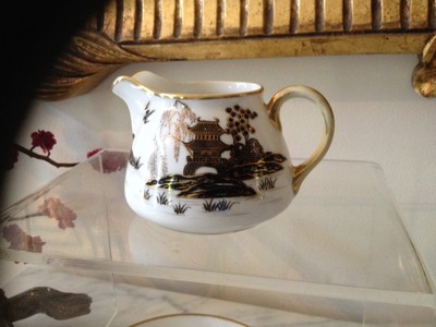 Hand Painted Nippon Tea Set White