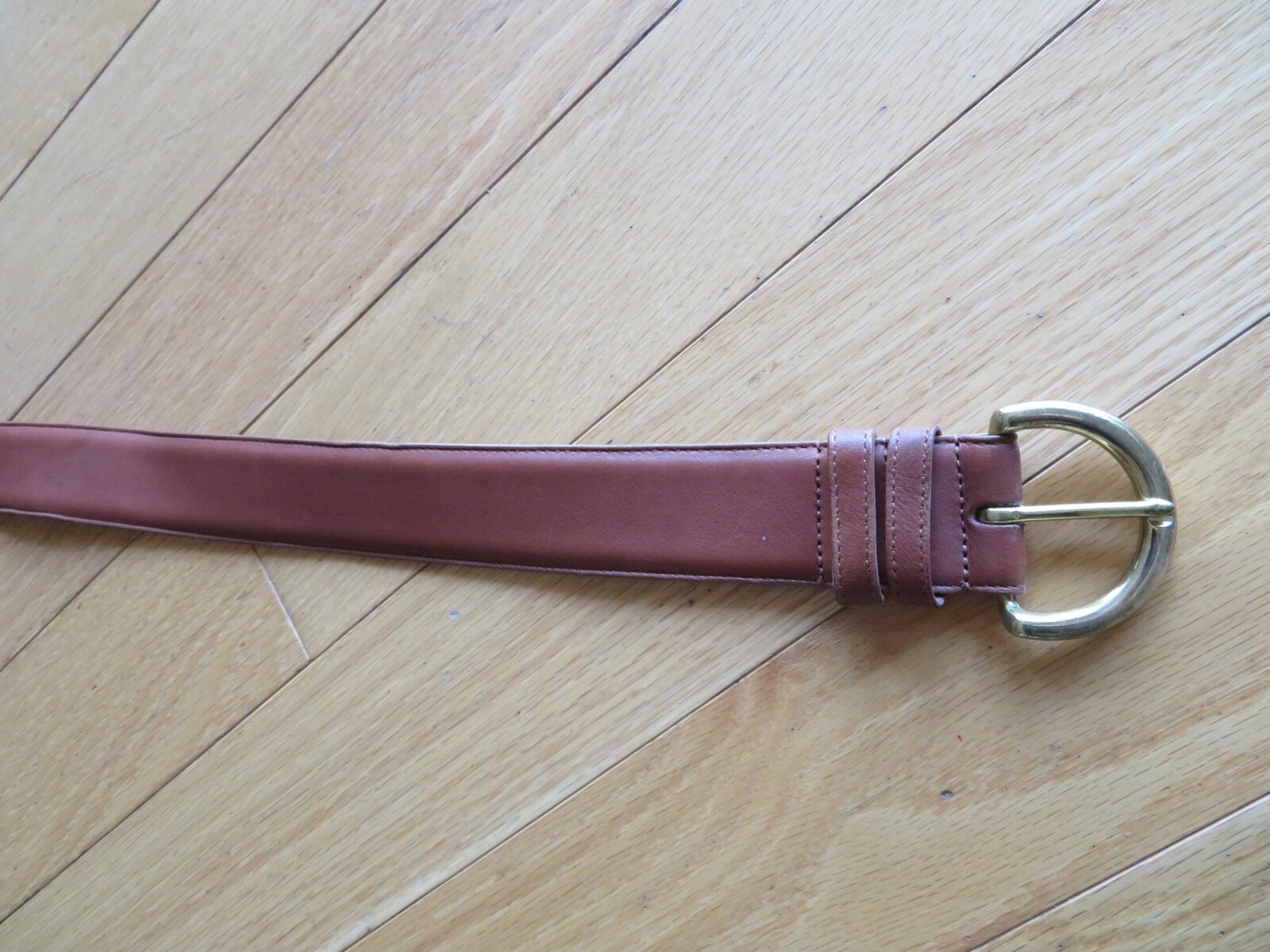 小物 Vintage Coach Bridle Belt Tan Leather NEW COACH VINTAGE BRITISH TAN LEATHER WOMEN'S BELT BRASS