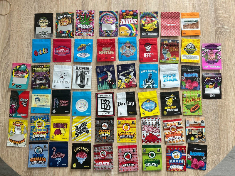 Sachet Zip - Mylar Bag - Plastic Bag - Pochon - Pochette - 3,5gr - X100 - Cali