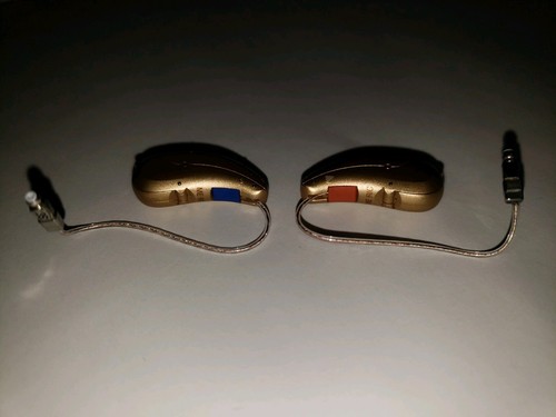 2 Miracle Ear ME RIC 3200 RIC 312 Hearing Aids Receiver-in-Canal Mint Condition!