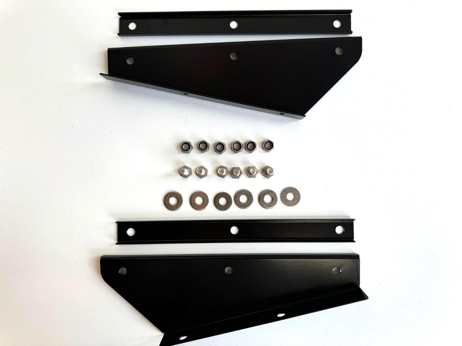 Stainless Steel Mud Flap Front Bracket Set for Defender 90 110 130 1986-2016 4pc