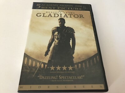 Gladiator (Widescreen DVD, 2000 Best Picture) Russell Crowe MINT