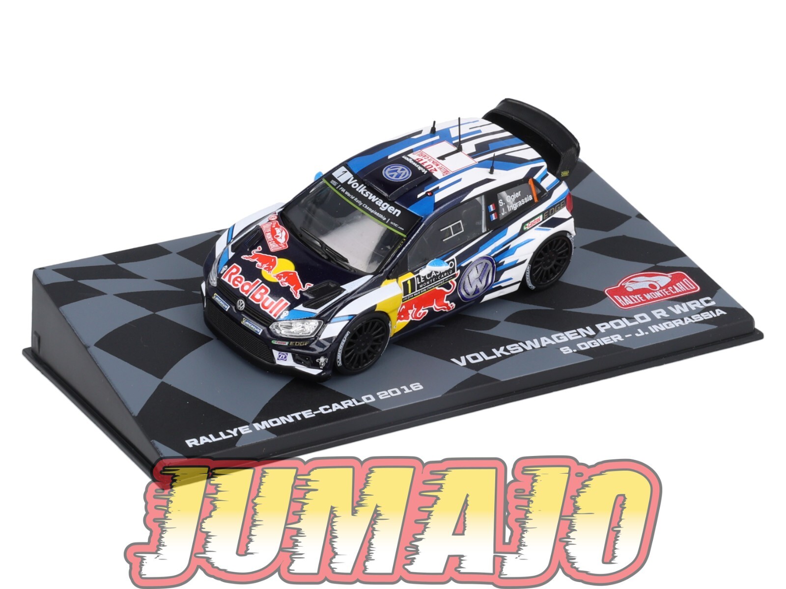 ミニカー ixo WRC 2016 VW POLO R WRC S.Ogier RMIT1 1/43 IXO Rallye Monte Carlo : VOLKSWAGEN Polo R WRC
