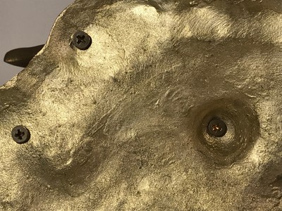 Vintage Lrg Brass Wild Horses Sculpture Statues