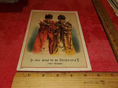 VICTORIAN LARGE TRADE CARD FOR PHOENIX CHEMICAL WORKS CHICAGO ELECTRIC WASHING