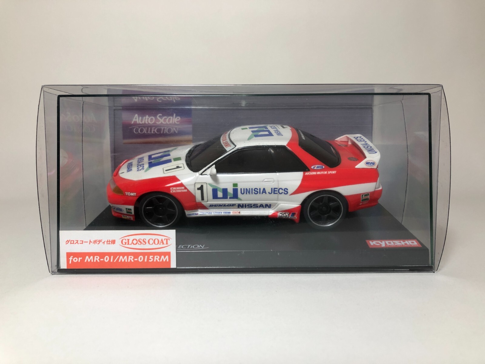 KYOSYO 京商 ミニッツ ボディ　NO.MZG105UJ Kyosho Mini-z body UNISIA JECS SKYLINE 1993 MZG105UJ Gloss