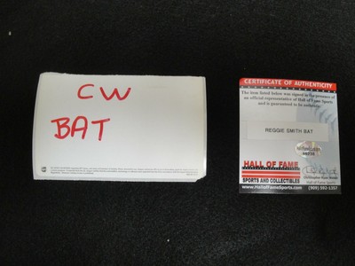 Reggie Smith Hand Signed Autographed Rawlings Baseball Bat 1981 WS Champs