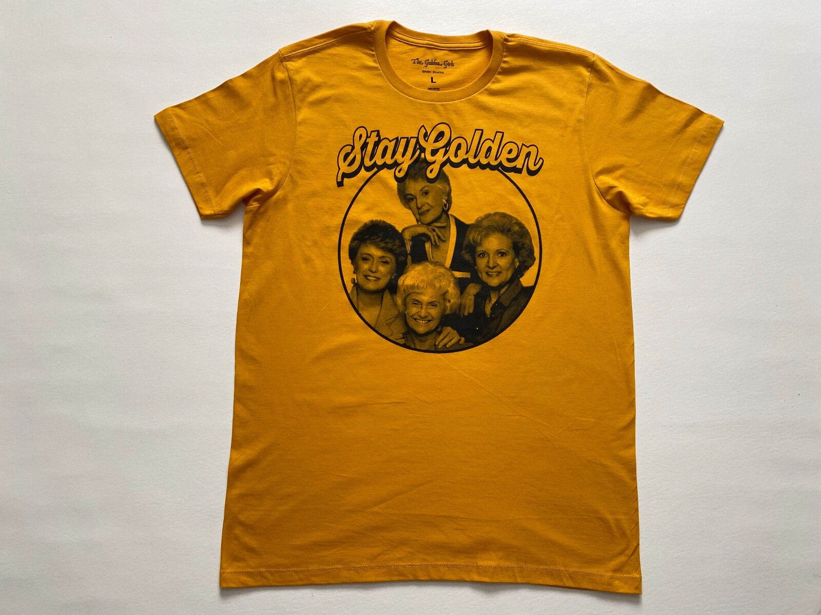 Tシャツ・カットソー Golden  'Doris' T-shirt Golden Goose Doris whipstitch-trim T-shirt | Yellow | FARFETCH