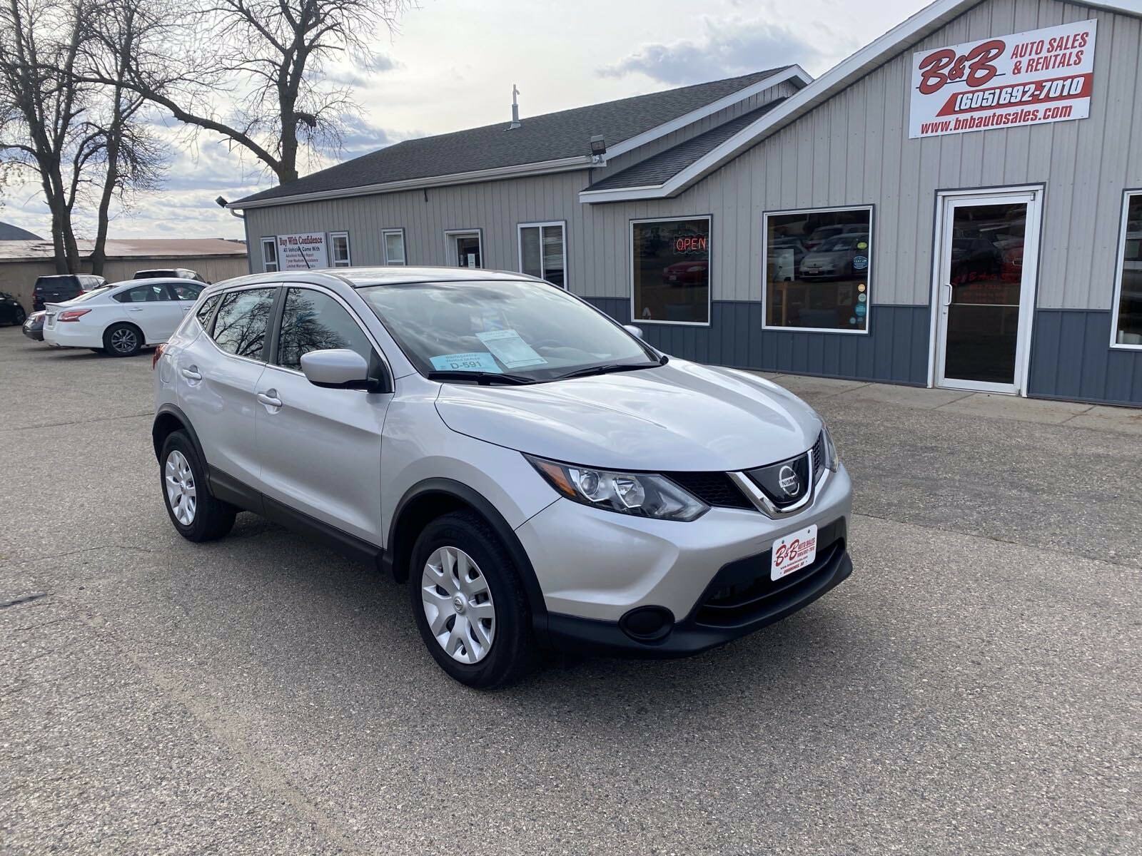 2019 Nissan Rogue Sport S 23741 Miles Brilliant Silver Suv