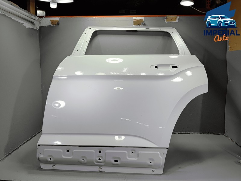 Used 2018-2022 Volkswagen Atlas Rear Left Driver Door Shell Panel White LC9A OEM
