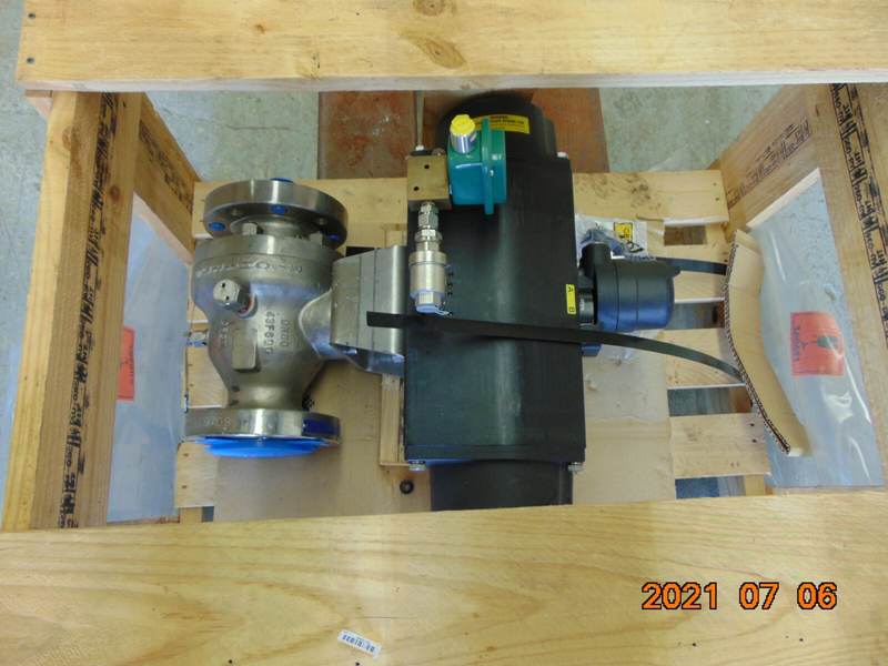 PENTAIR AVID K-SWITCH Pneumatic Stainless Flanged Control Valve 3In