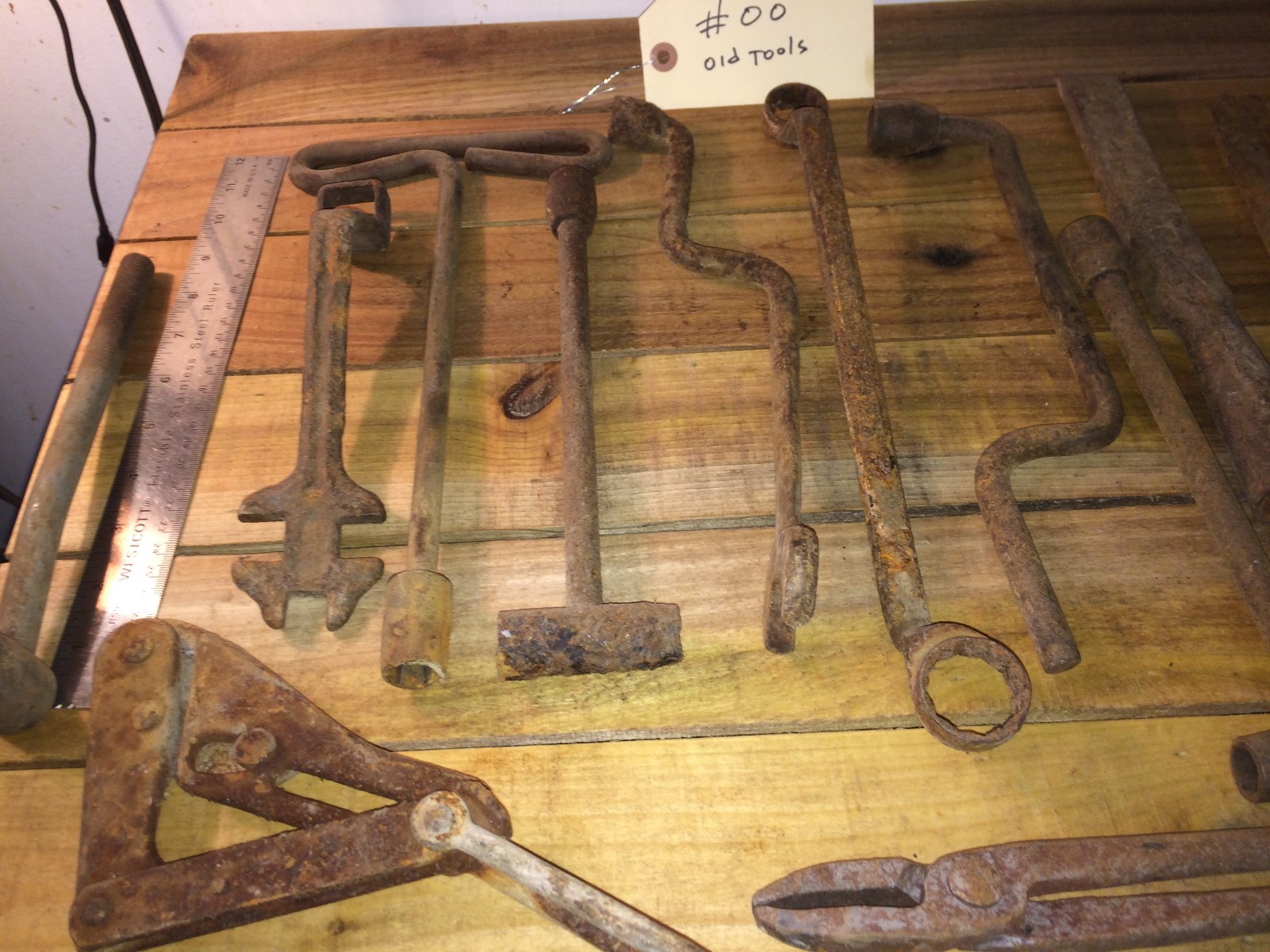 Lot Of Used Tools- Mixed Tools  HIT MISS ENGINES -STEAMPUNK