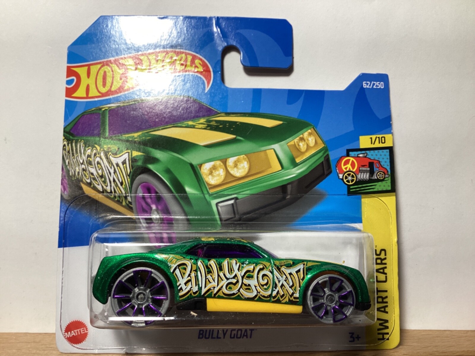 : Hw Art Cars 1/10 Bully Goat 62/250 - Green
