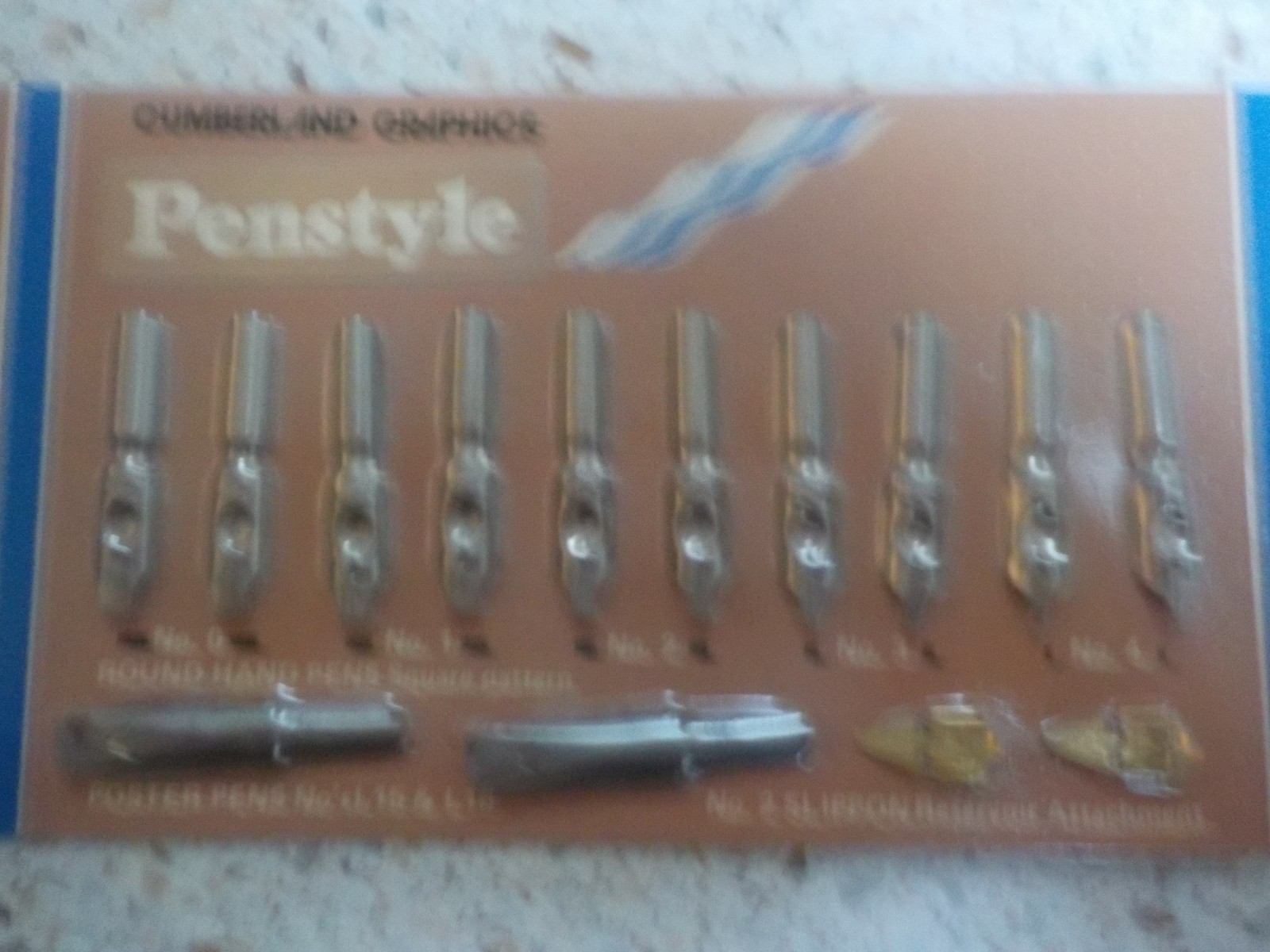 Cumberland Graphics Penstyle Pen lettering set with Calligraphy instruction book