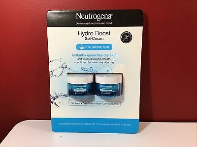 2-Pack Neutrogena Hydro Boost Gel-Cream Extra Dry w/ Hyaluronic Acid 1.7 oz each