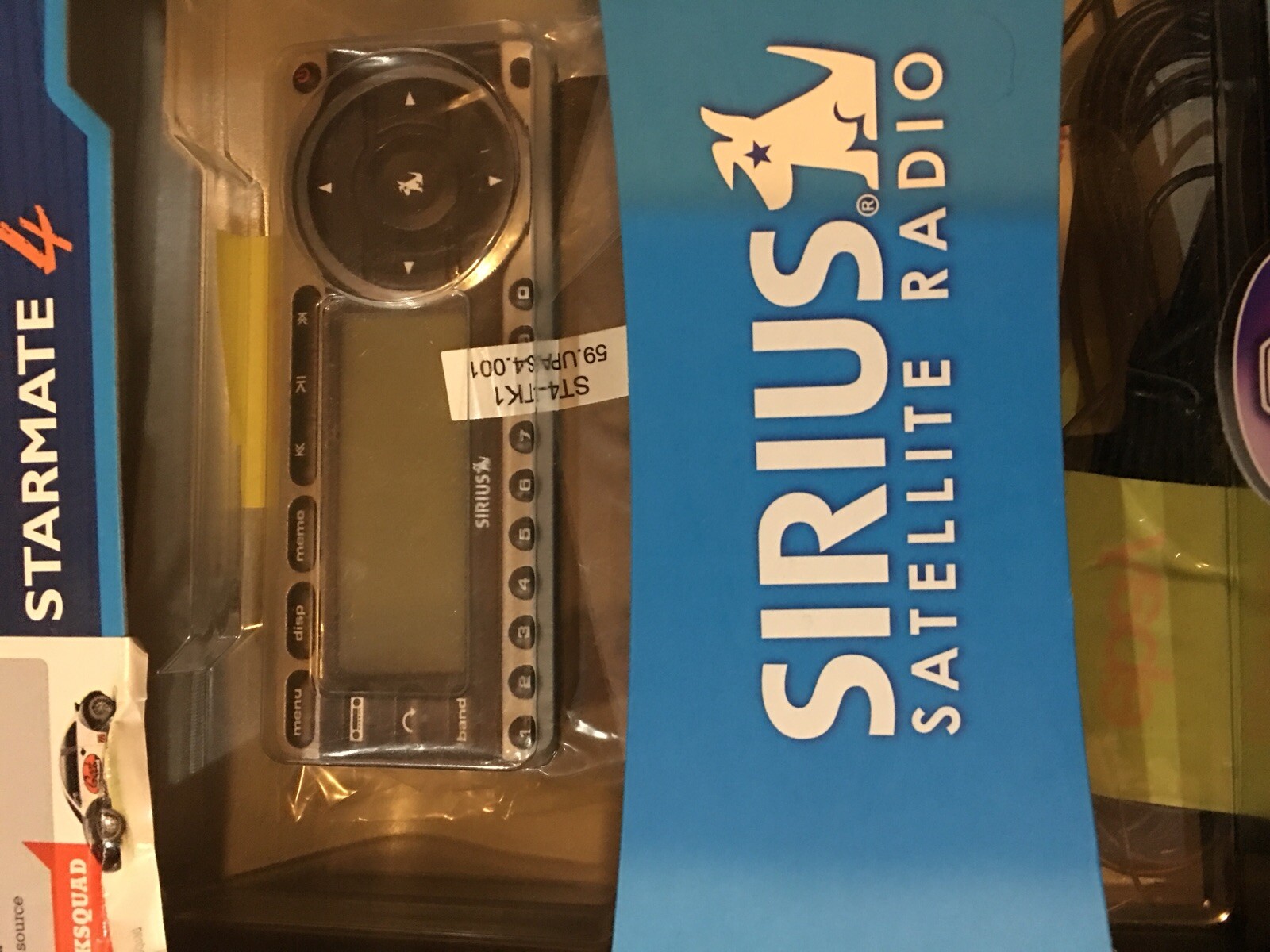 SiriusXM Starmate 4 ST4-TK1 Sirius Satellite Radio w/Vehicle Kit Open Box