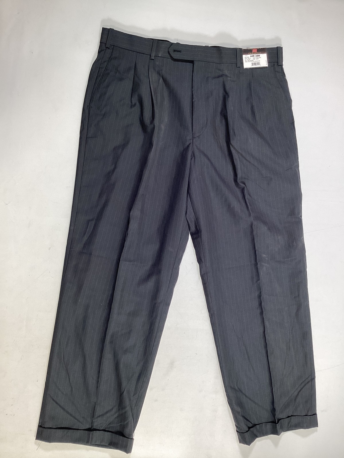 Mens Caravelli Grey Dress Pants Size 38x28 NEW