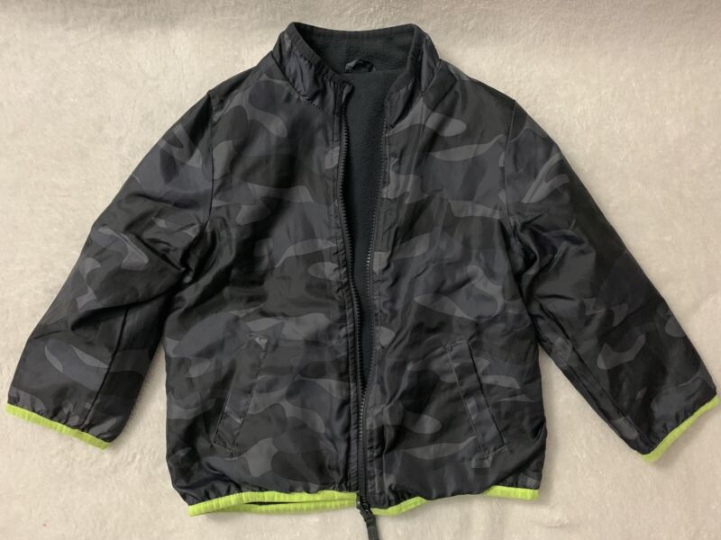 OshKosh Boys Two Sides Jacket Size 4-5T Excellent Condition