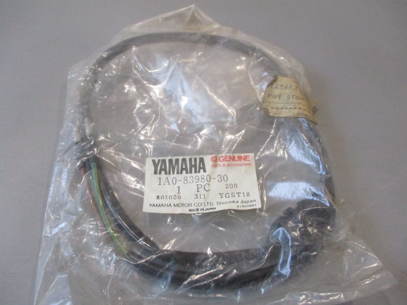 Nia　［YAMAHA SWX］ NOS Yamaha OEM Front Stop Switch Assembly 76-79 RD400 82-83 XJ650L