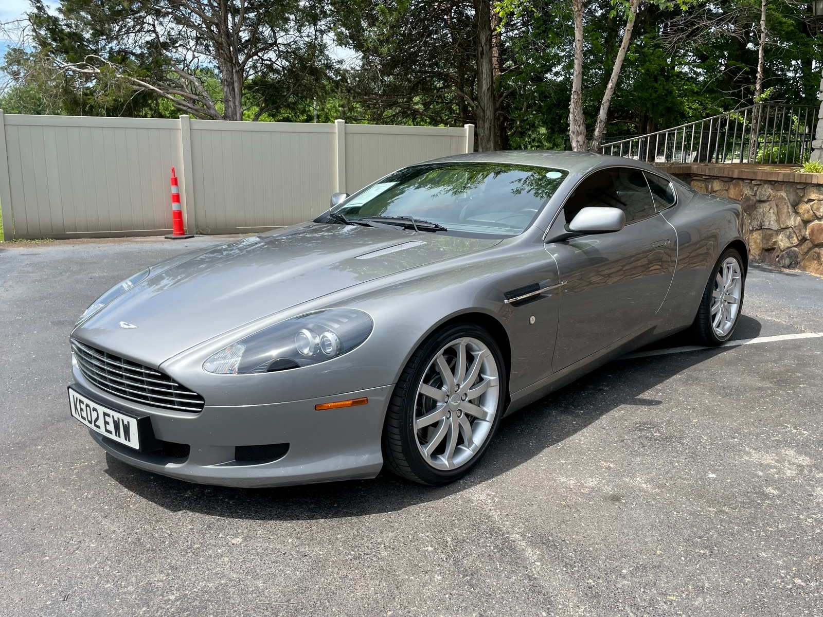 Owner 2005 Aston Martin DB9  44517 Miles Gray Coupe 5L NA V12 double overhead cam (DOH