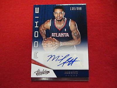 2012 Absolute Mike Scott rookie autograph  # 226   #ed 136 of 399  RC Hawks. rookie card picture