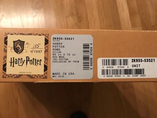 NEW!  Pendleton Harry Potter HUFFLEPUFF Blanket 64x72 Limited Edition Made USA