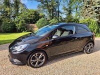 2018 Vauxhall Corsa 1.4i Turbo Black Edition Euro 6 (s/s) 3dr HATCHBACK Petrol M