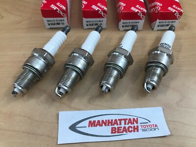 84-95 4RUNNER 2.4L Spark Plug Set of 4 90919-01064 Genuine