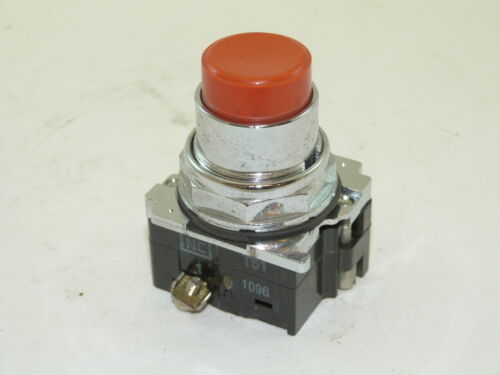 Cutler Hammer 10250T/91000T Red Push Button Used