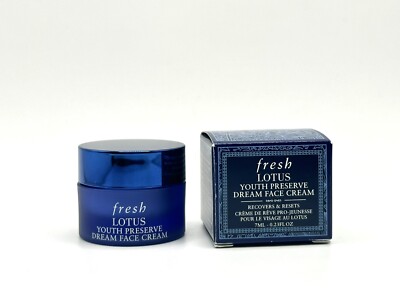 Fresh Lotus Youth Preserve Dream Face Cream Night Recovery 0.2 Oz / 7 ml BNiB