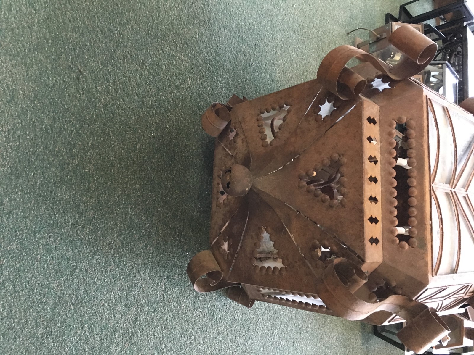 Antique Light Fixture, Morgus the Magnificent home, 40 x 40, 8 lights, 90 lbs