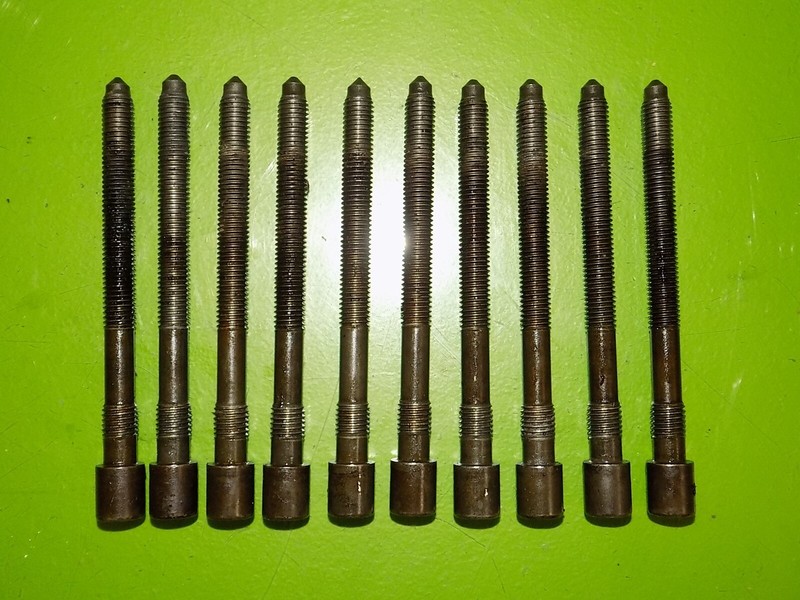 00-06 Audi TT OEM 1.8T cylinder head bolts COMPLETE SET