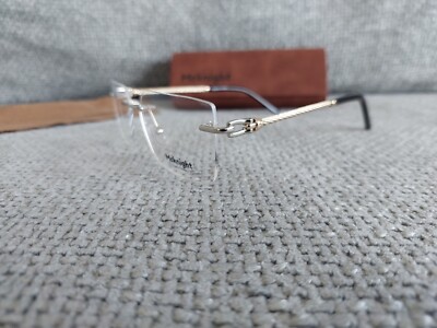Mcknight Fred Rimless Eyeglasses Force 10 Col 04 2Tone Gold & Silver 58-18