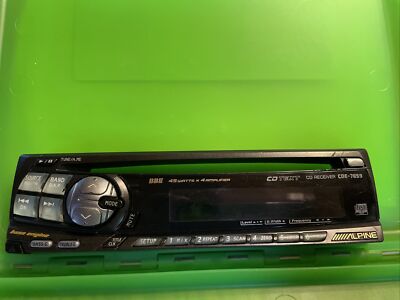 Alpine CDE 7859 Faceplate      Tested & 100% Guaranteed