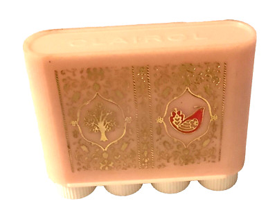   1960s CLAIROL 4 TO GO LIPSTICKS FOR BRUNETTES IN CADDY Vintage RARE 1966  
