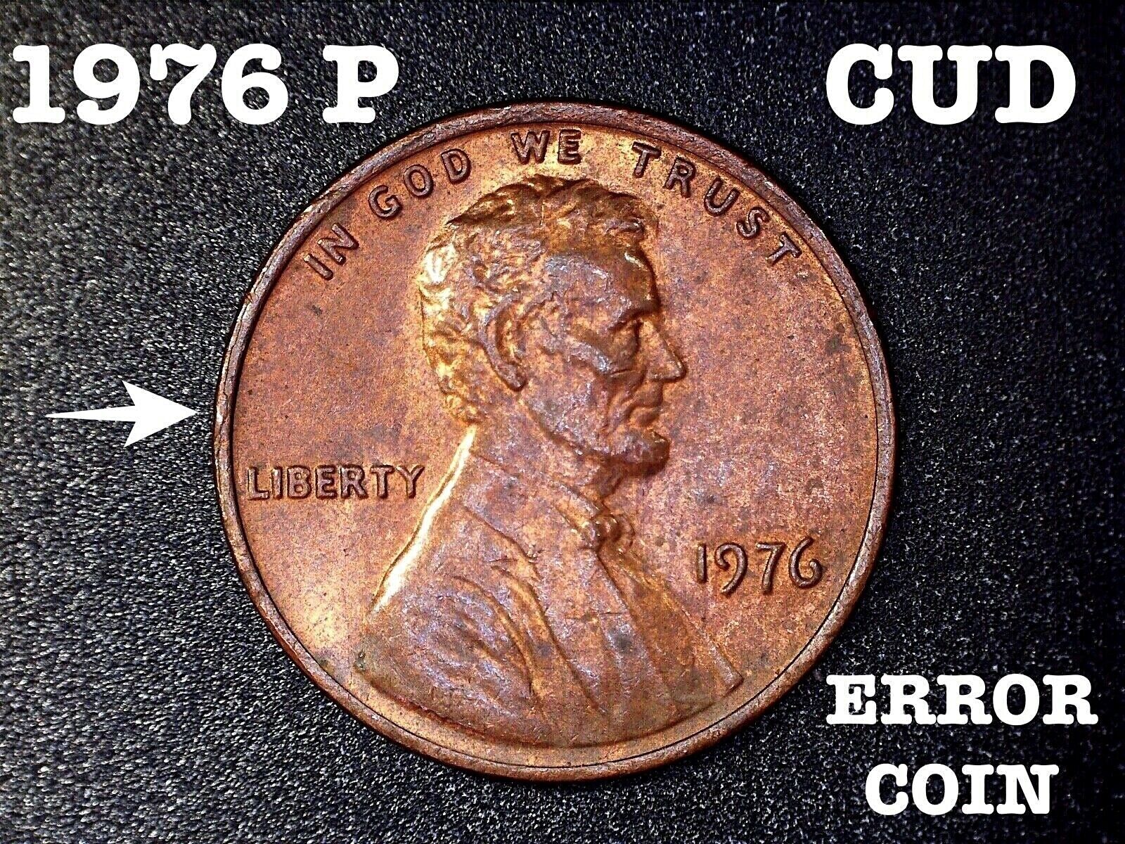 1976-P Lincoln Memorial Cent Error Coin - CUD/Die Break | eBay 1976-P Lincoln Memorial Cent Error Coin - CUD/Die Break | eBay