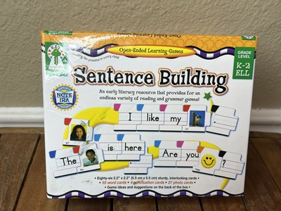 Key Education Sentence Building  Interlocking Game Cards Grade Level K-2 READ