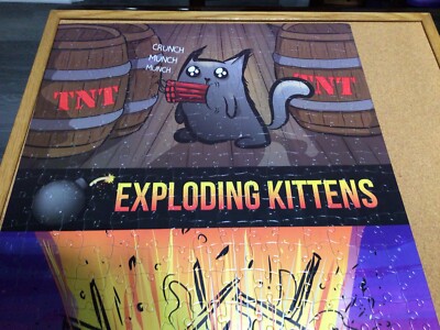 Exploding Kittens TNT 300 Piece  Puzzle Cardinal 24''x18'' Certified 100% Complete