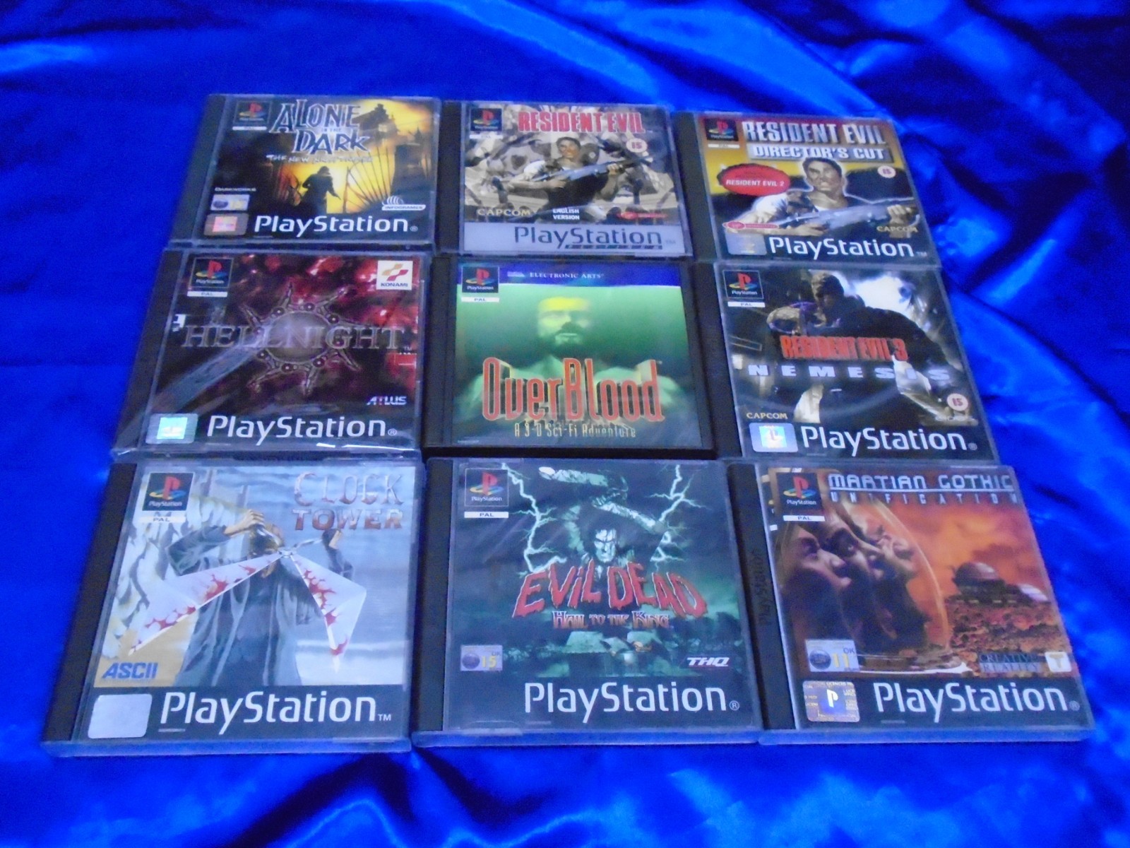 PS1 SURVIVAL HORROR GAMES Boxed With Manual - Make Your Selection 