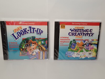 Learning Company Ultimate Writing  Creativity Center  & Zak s Look-It-Up PC New