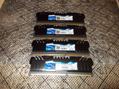 16GB (4GBx4) G.Skill Ripjaws Z PC3-19200 2400 Non-ECC DDR3 Ram F3-2400C10D-8GZH
